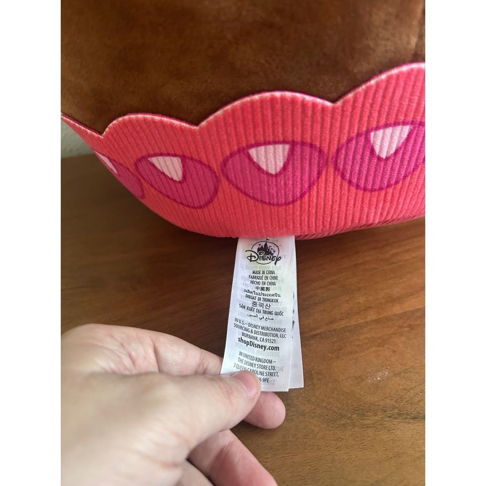 Disney Parks Munchlings Minnie Mouse Strawberry Cupcake Plush Pillow Brown Pink - Picture 5 of 6
